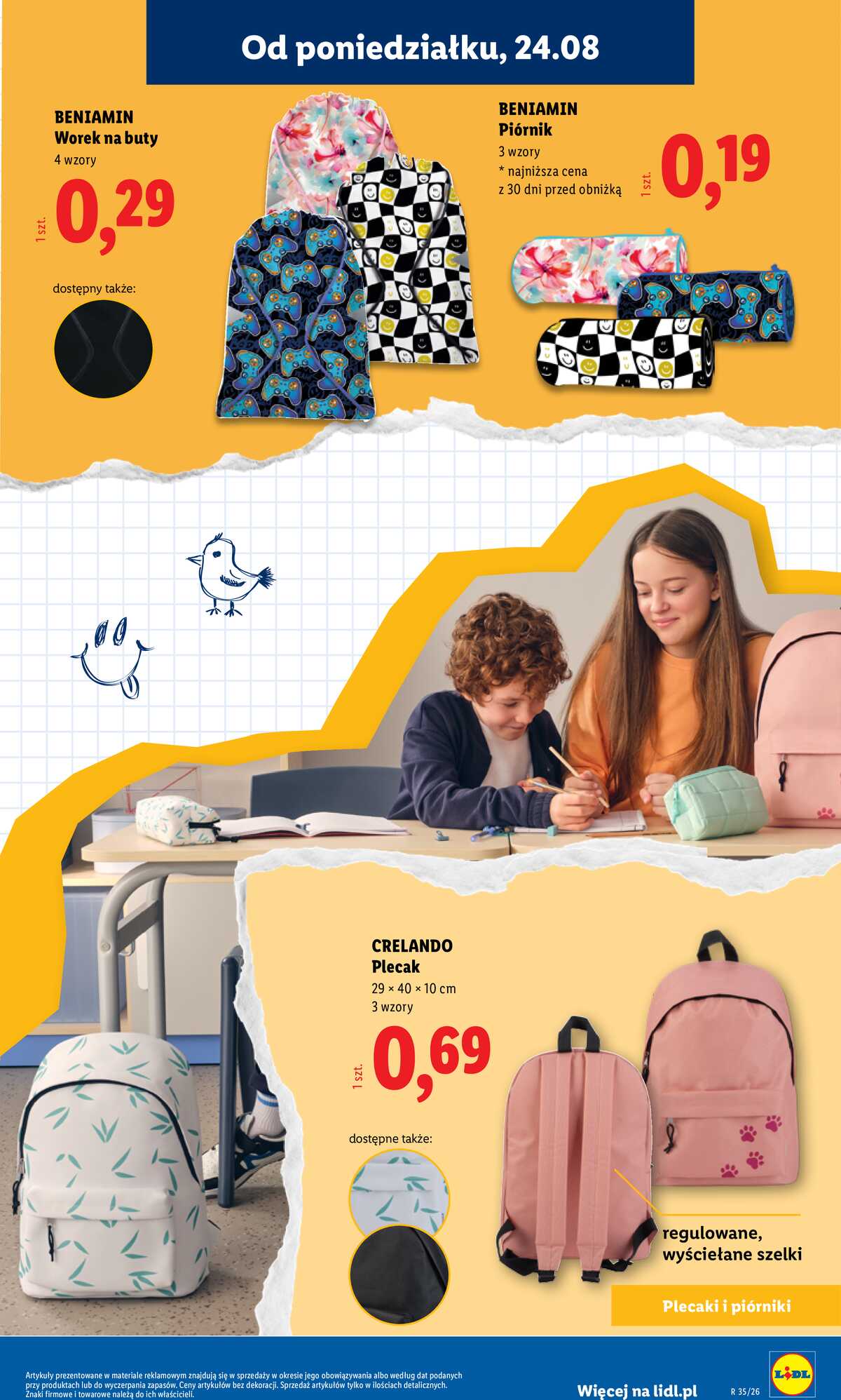 Leták Lidl Polsko 9.7.-30.9.2026 - Kompletní výbava za super ceny strana 57