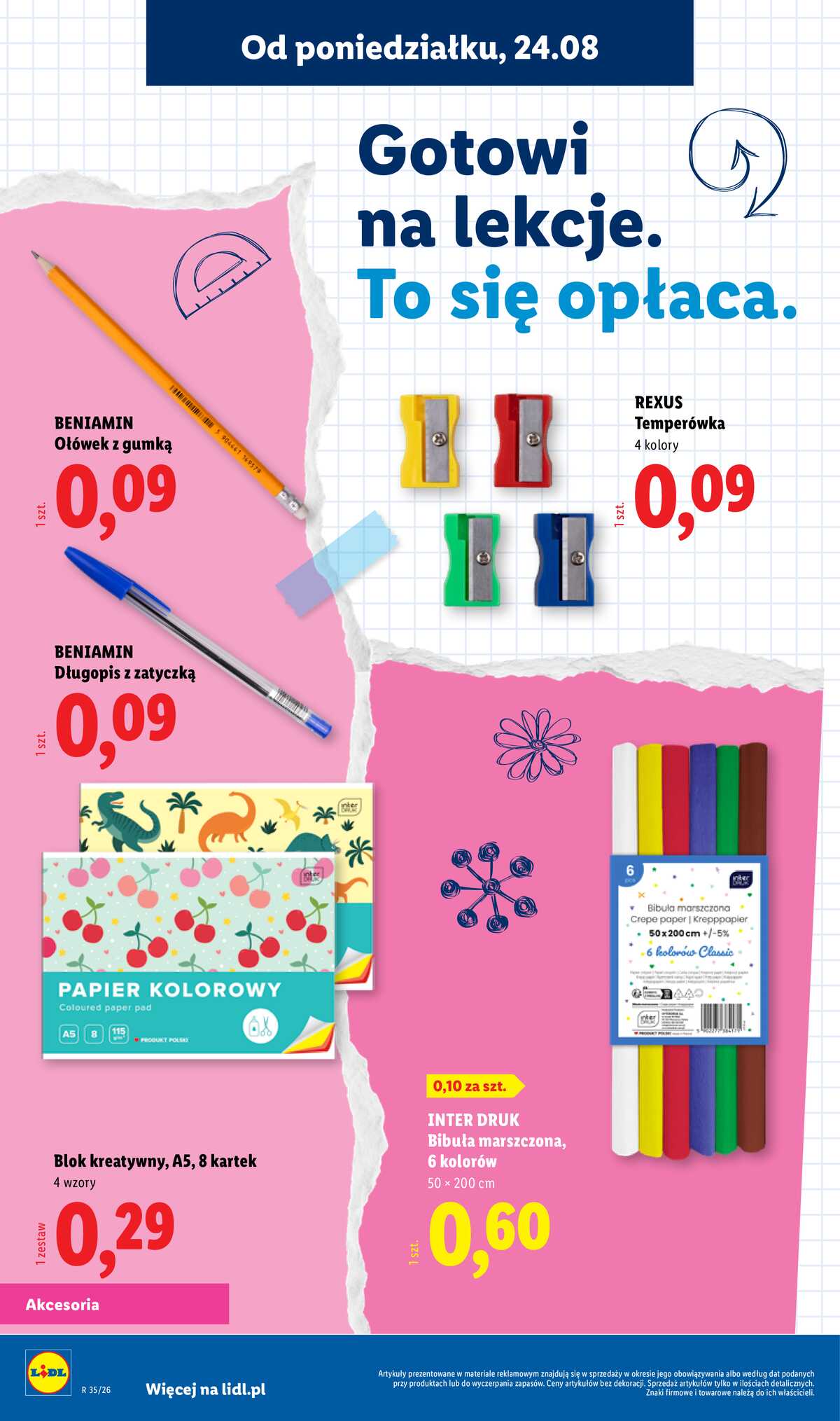 Leták Lidl Polsko 9.7.-30.9.2026 - Kompletní výbava za super ceny strana 60