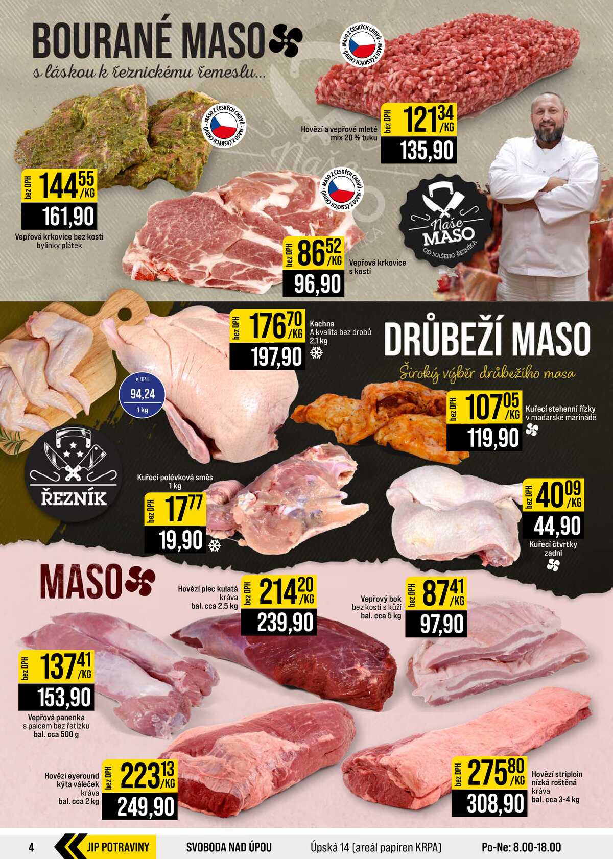 JIP Cash & Carry Brno, Praha, Ostrava, Jilemnice, Pardubice, Ostrava, Karlovy Vary, Olomouc a Zlín od 2.9. do 8.9.2026 strana 4