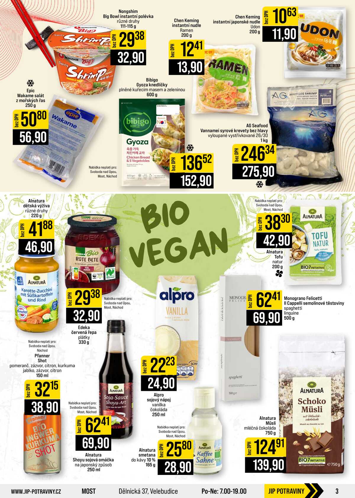 JIP Cash & Carry České Budějovice, Most, Náchod, Polička, Sušice a Svoboda nad Úpou od 2.9. do 8.9.2026 strana 3