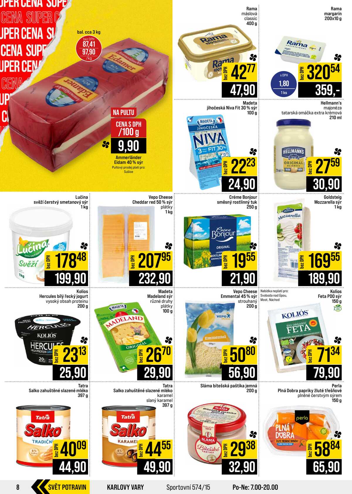 JIP Cash & Carry České Budějovice, Most, Náchod, Polička, Sušice a Svoboda nad Úpou od 2.9. do 8.9.2026 strana 8
