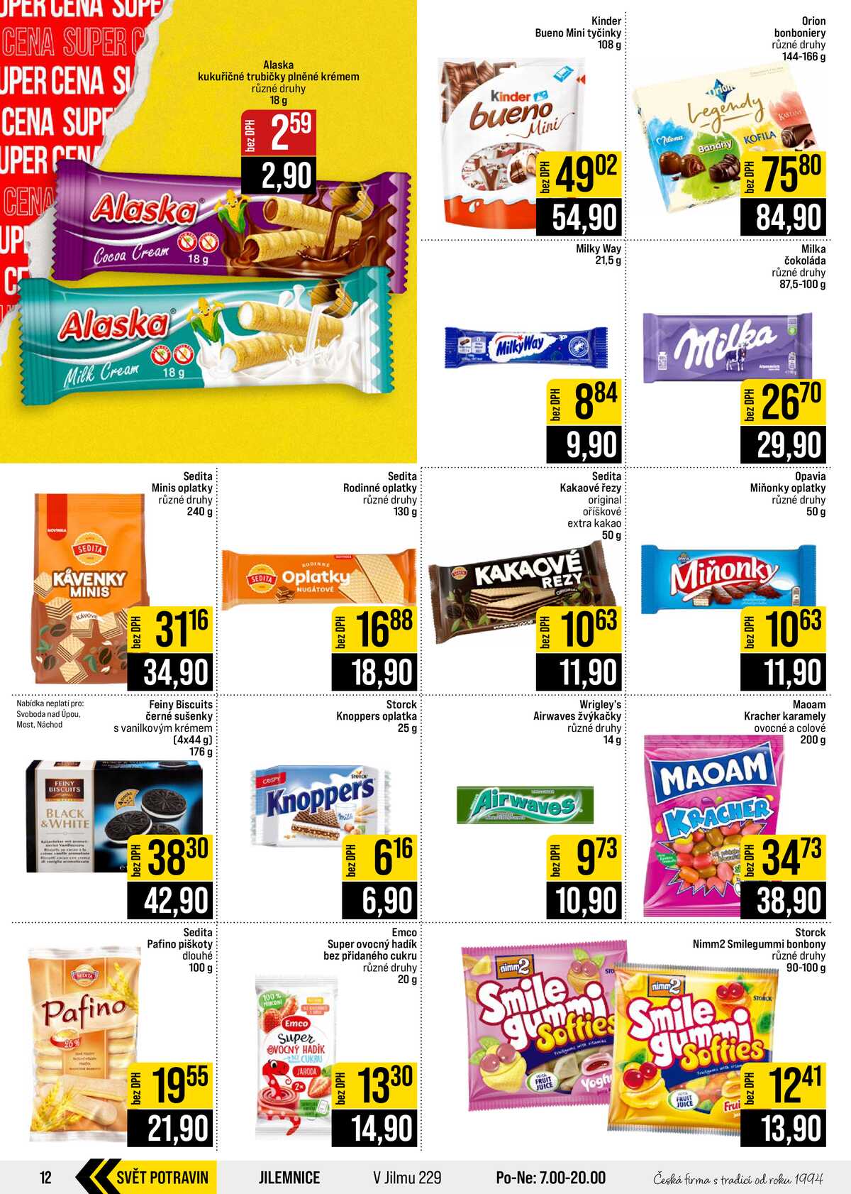 JIP Cash & Carry České Budějovice, Most, Náchod, Polička, Sušice a Svoboda nad Úpou od 2.9. do 8.9.2026 strana 12