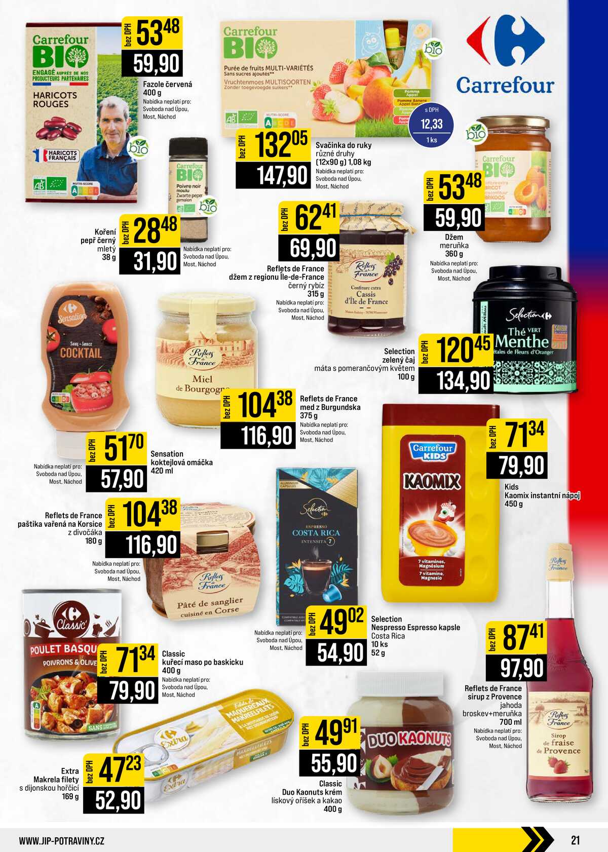 JIP Cash & Carry České Budějovice, Most, Náchod, Polička, Sušice a Svoboda nad Úpou od 2.9. do 8.9.2026 strana 21