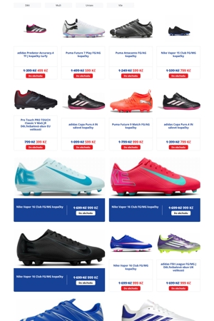 Intersport Kopačky a míče - 3. 9. 2026