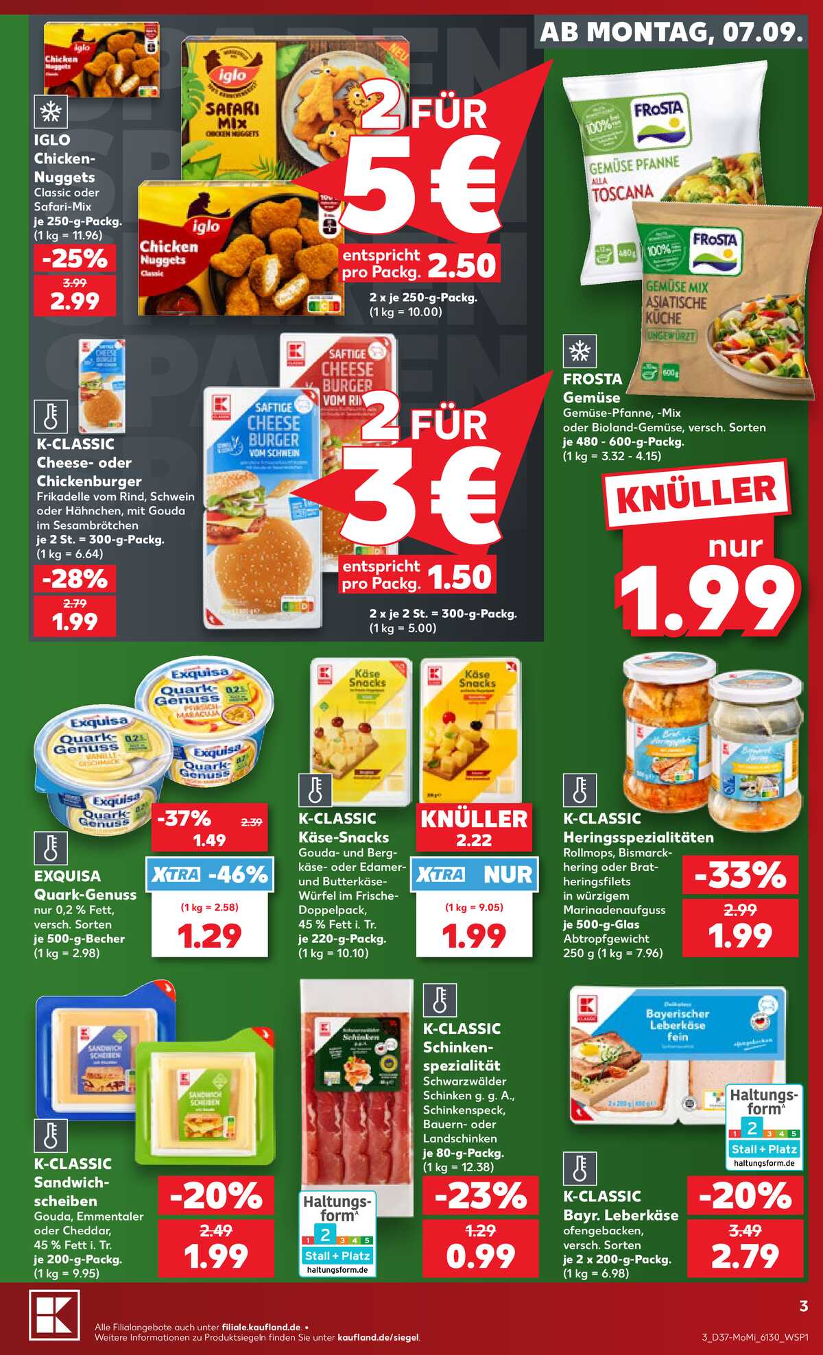 Leták Kaufland Německo 7.9.-9.9.2026 strana 3