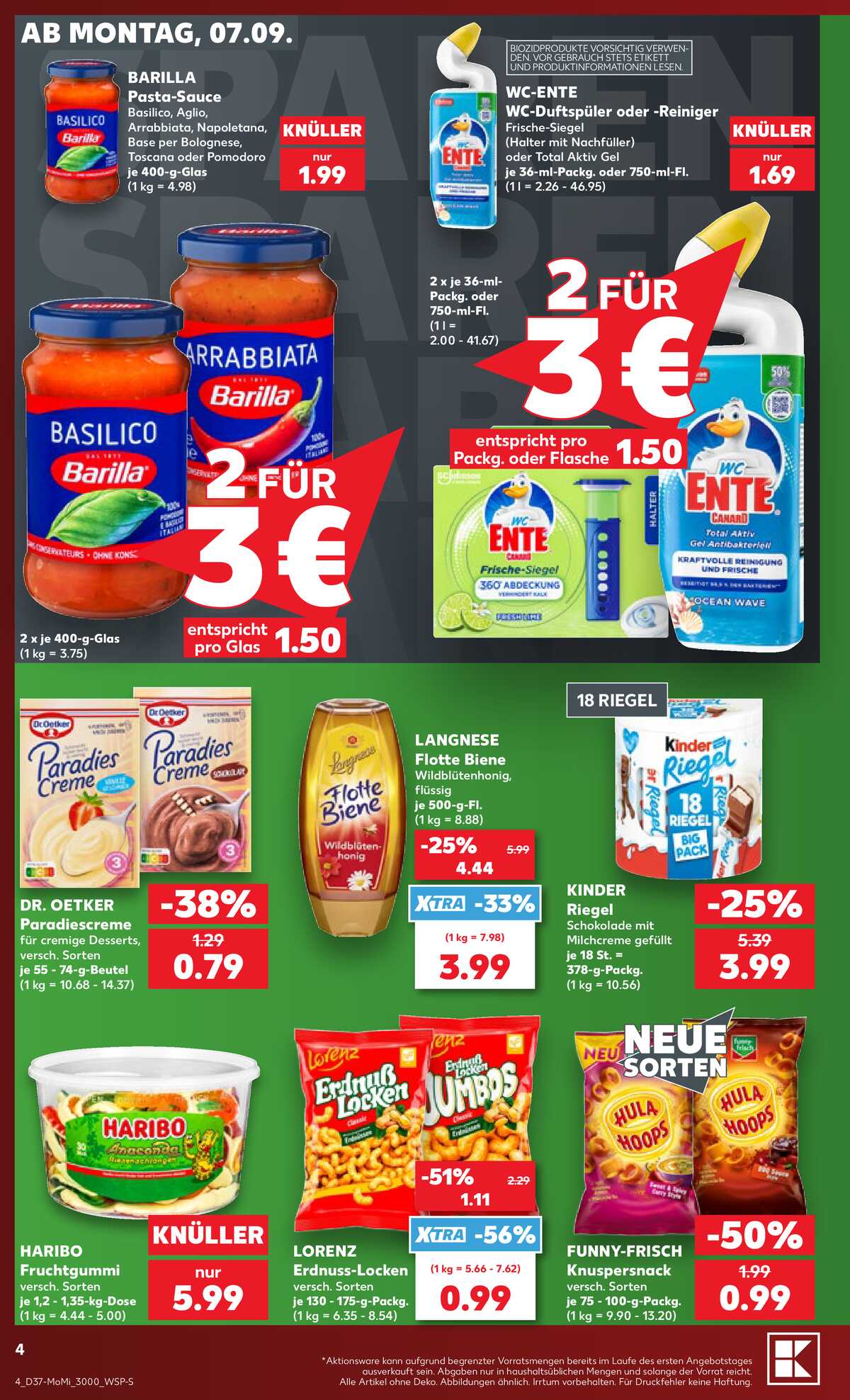 Leták Kaufland Německo 7.9.-9.9.2026 strana 4