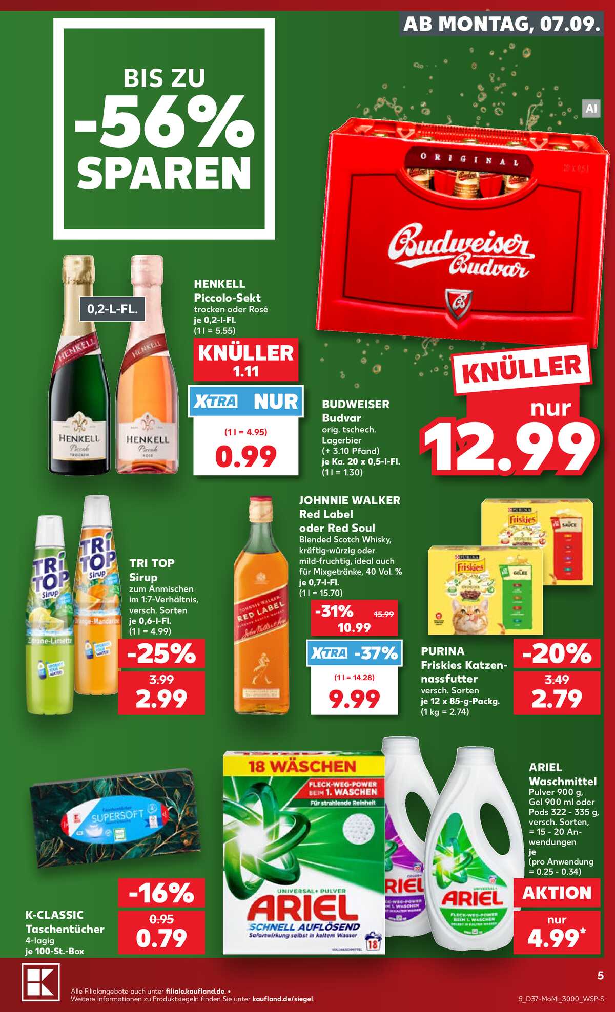 Leták Kaufland Německo 7.9.-9.9.2026 strana 5