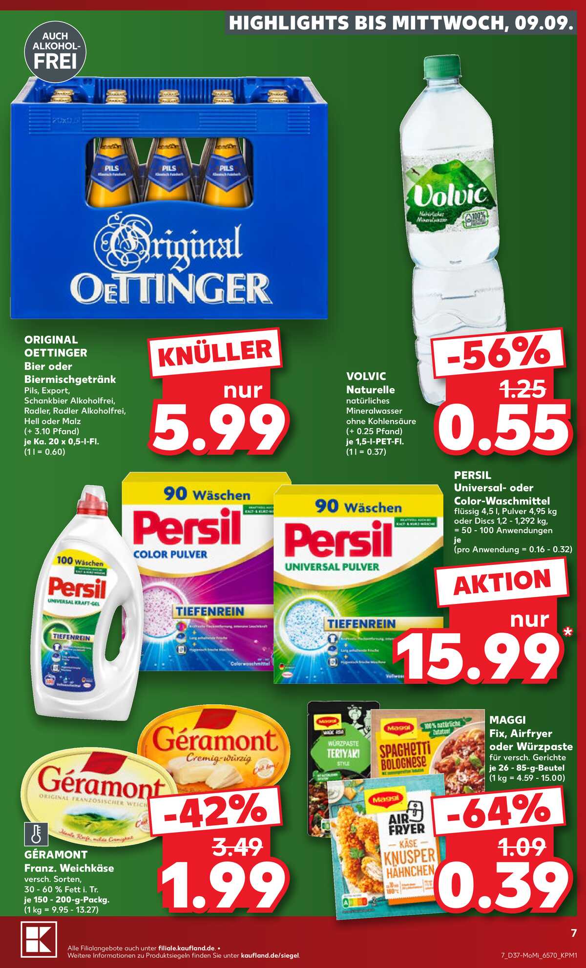 Leták Kaufland Německo 7.9.-9.9.2026 strana 7