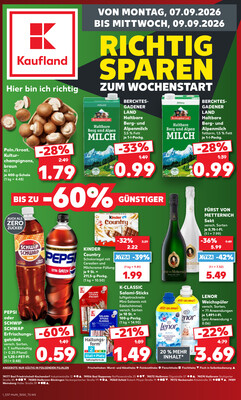 Leták Kaufland Německo 7.9.-9.9.2026