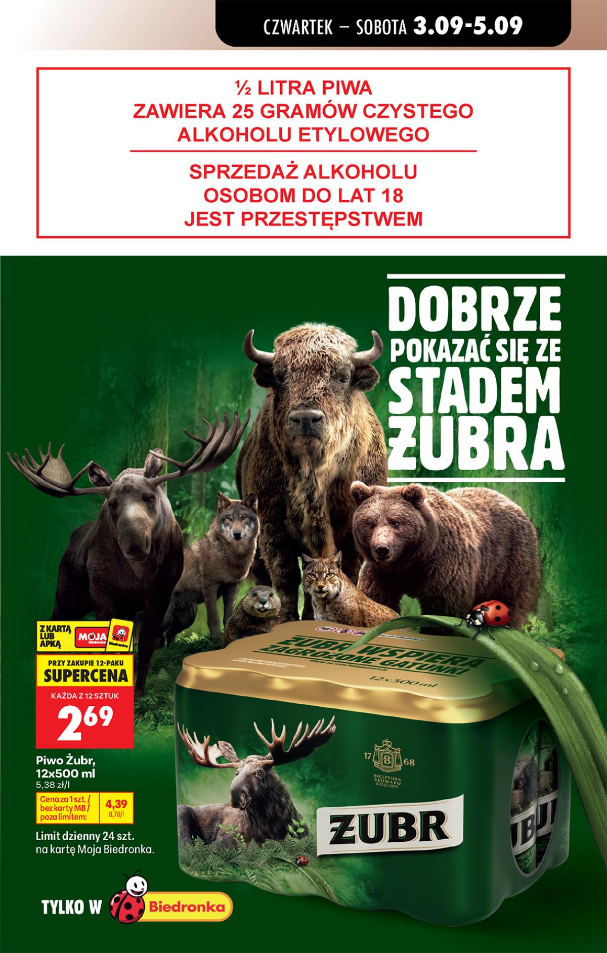 Leták Biedronka Polsko 3.9.-12.9.2026 strana 63