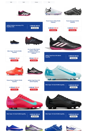 Intersport Kopačky a míče - 4. 9. 2026