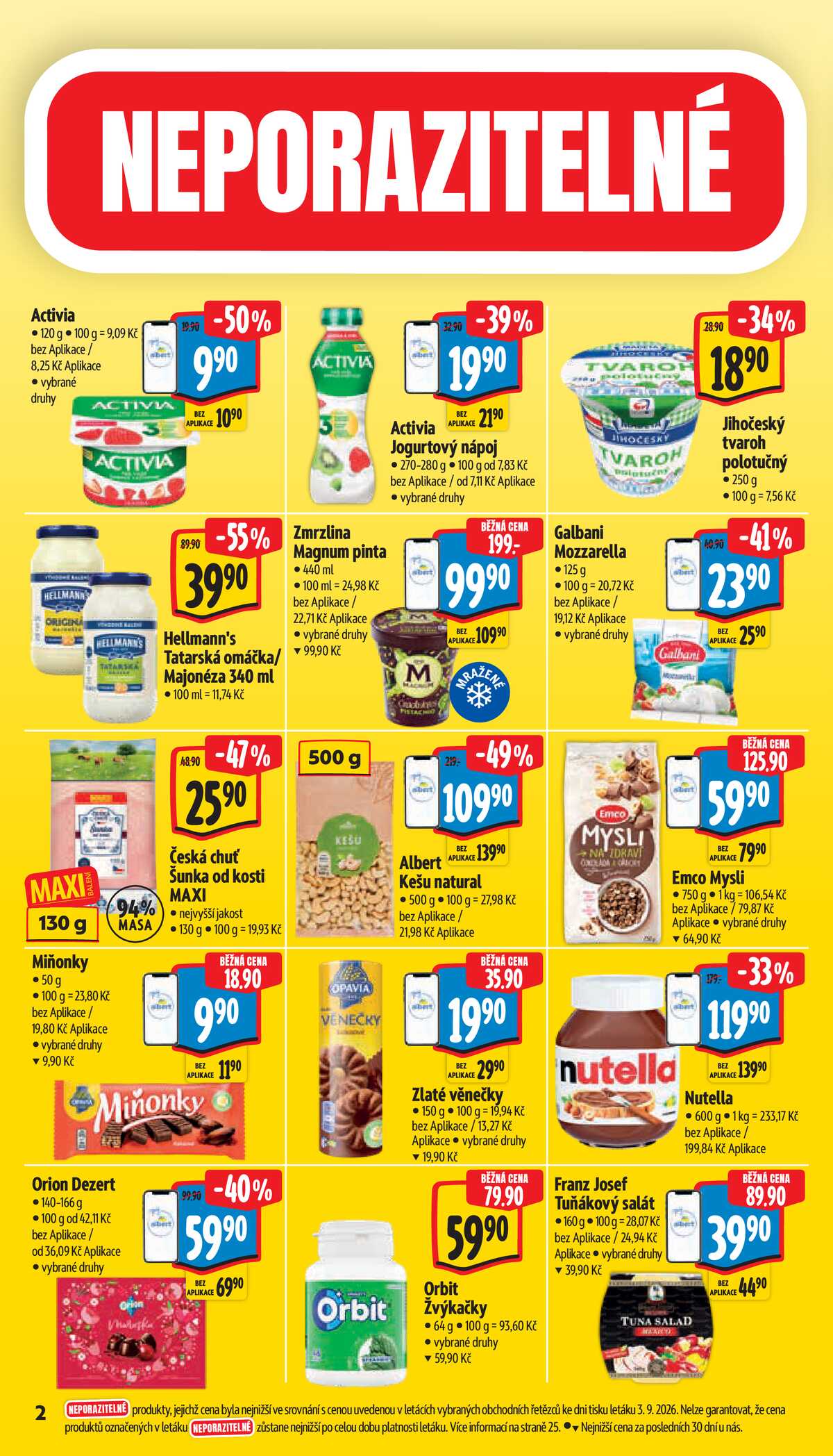 Albert Supermarket od 9.9. do 15.9.2026 strana 2