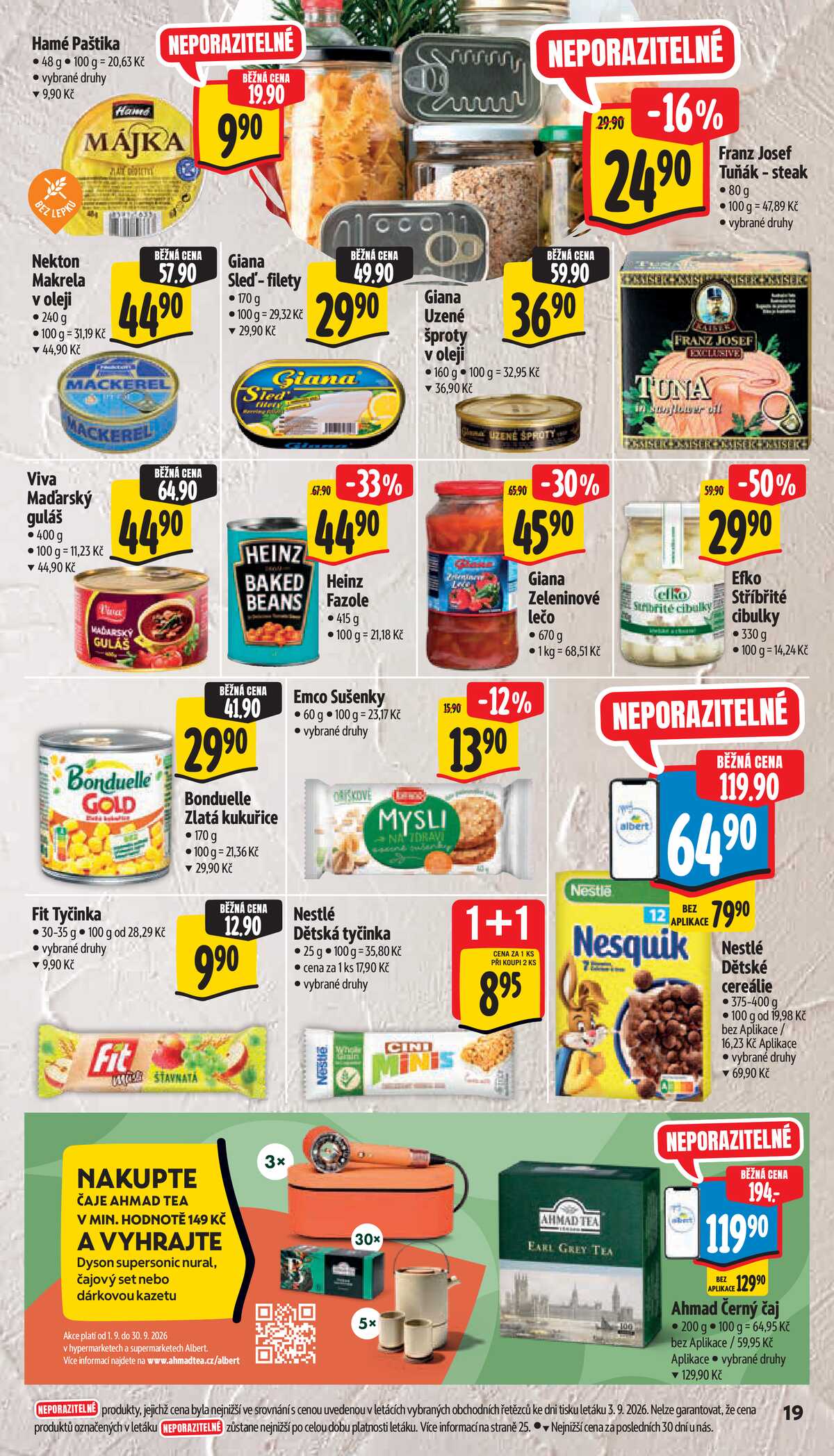 Albert Supermarket od 9.9. do 15.9.2026 strana 23