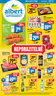 Albert Supermarket od 9.9. do 15.9.2026