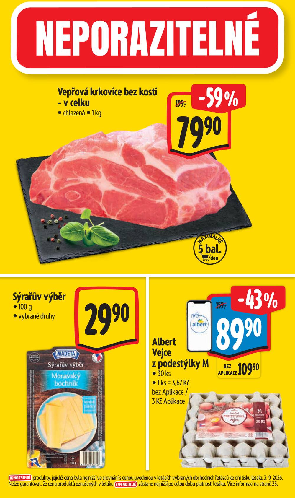 Albert Supermarket Jihomoravský od 9.9. do 15.9.2026