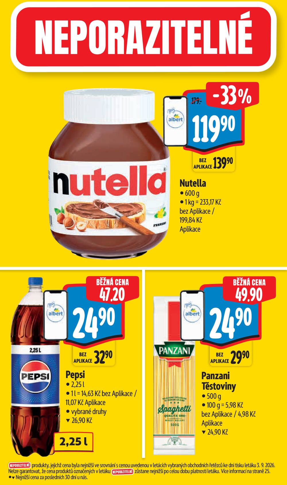 Albert Supermarket Jihomoravský od 9.9. do 15.9.2026