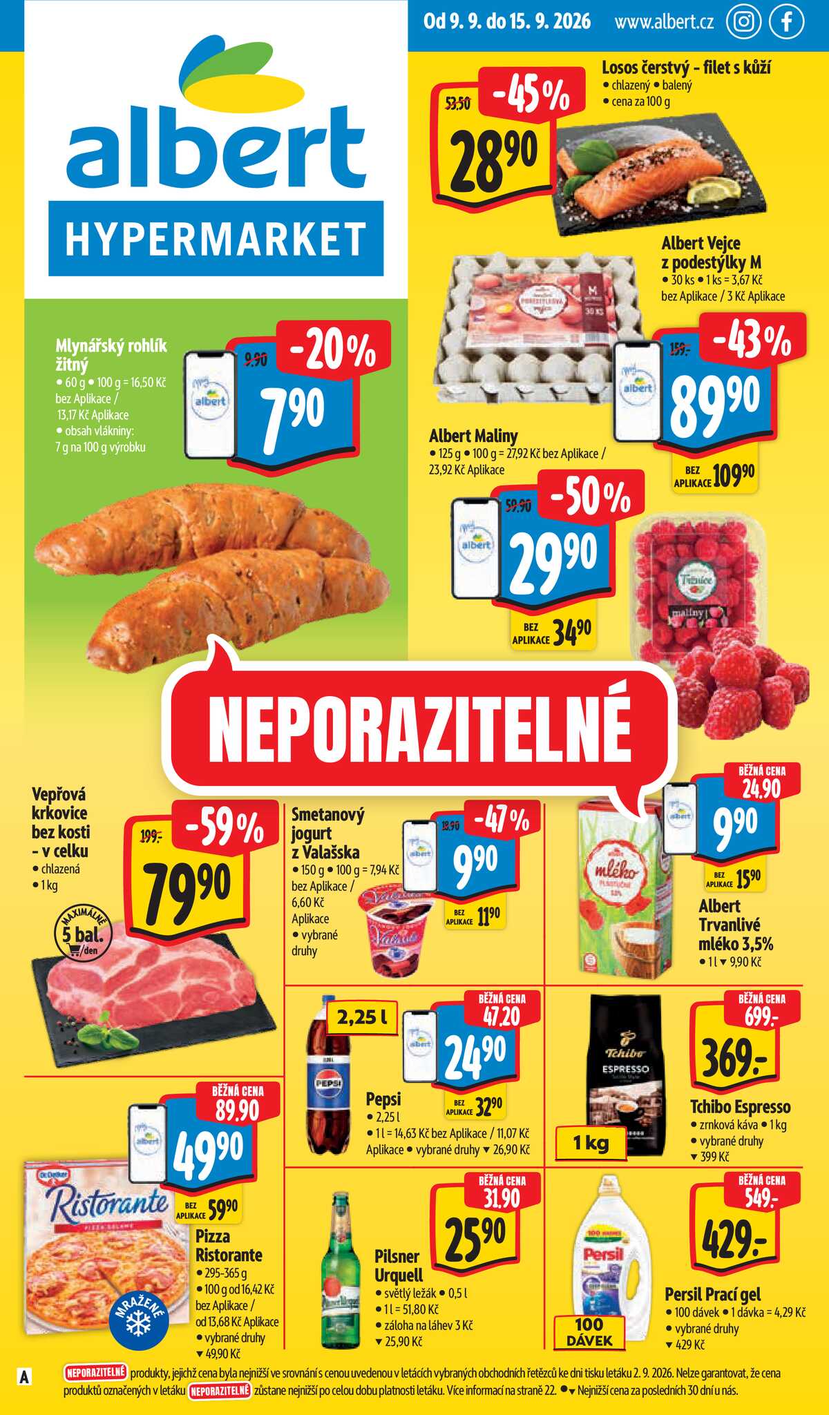Albert  Hypermarket od 9.9. do 15.9.2026 strana 1