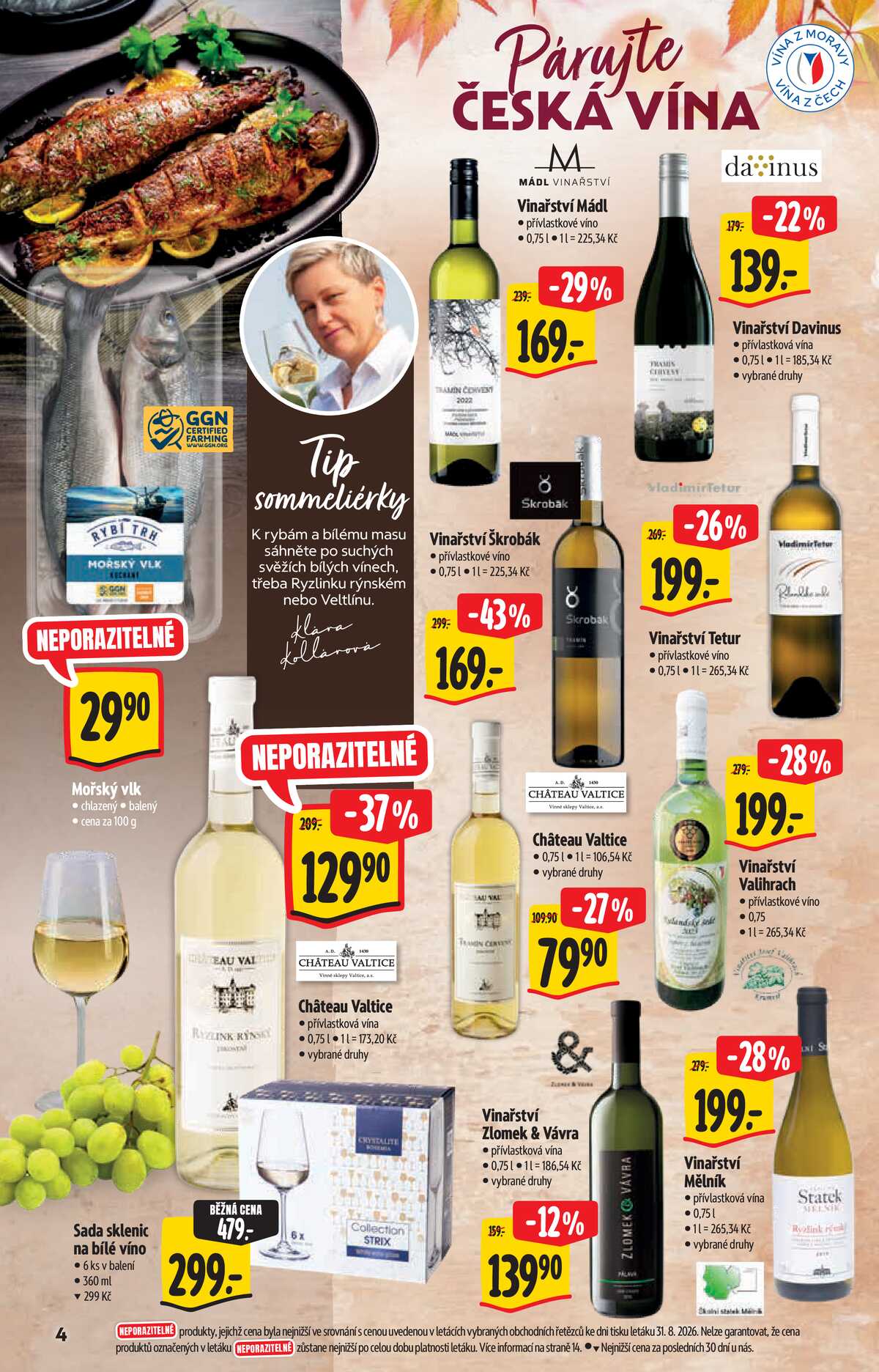 Albert  Hypermarket katalog Víno od 9.9. do 22.9.2026 strana 4