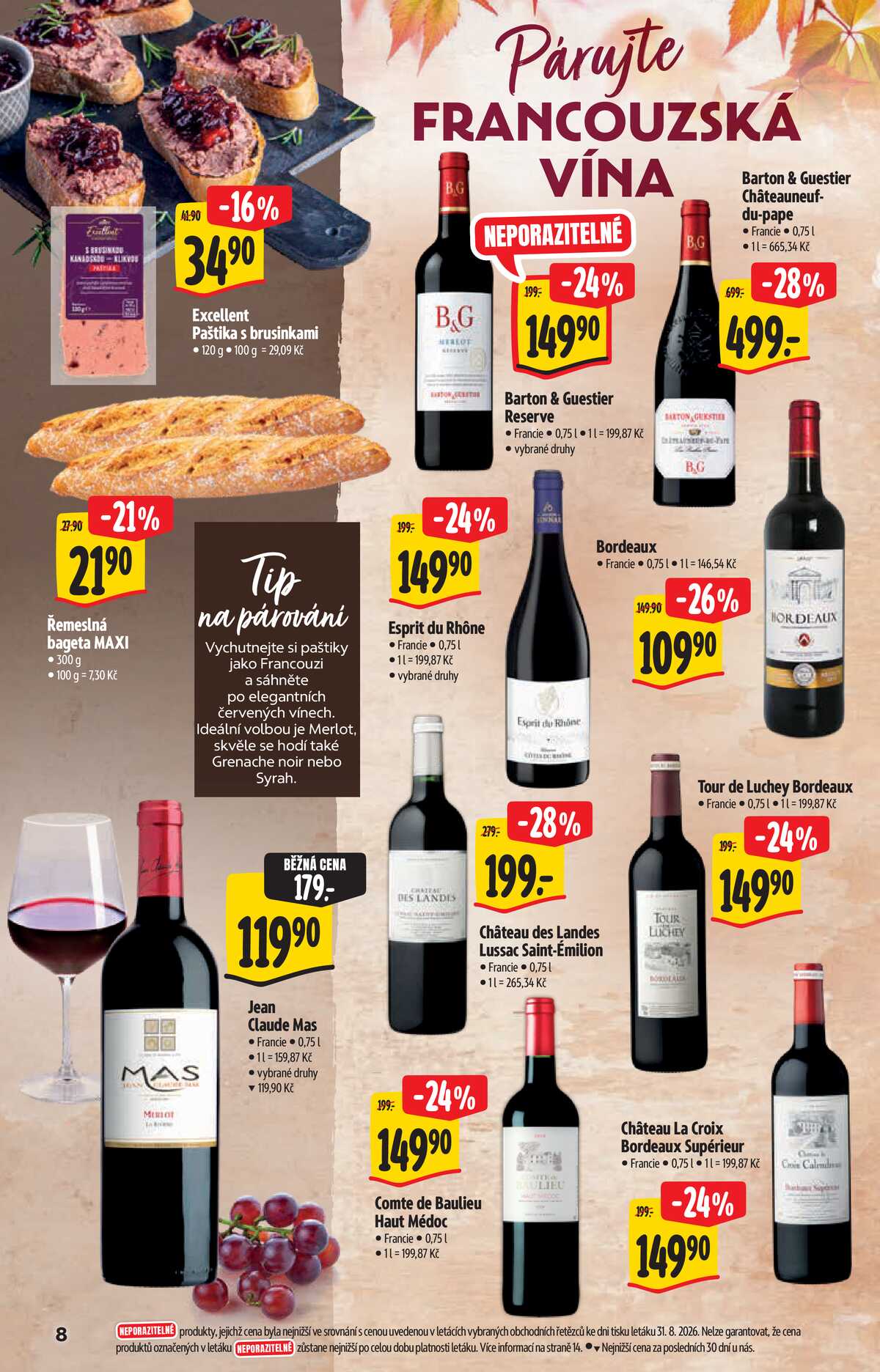 Albert  Hypermarket katalog Víno od 9.9. do 22.9.2026 strana 8