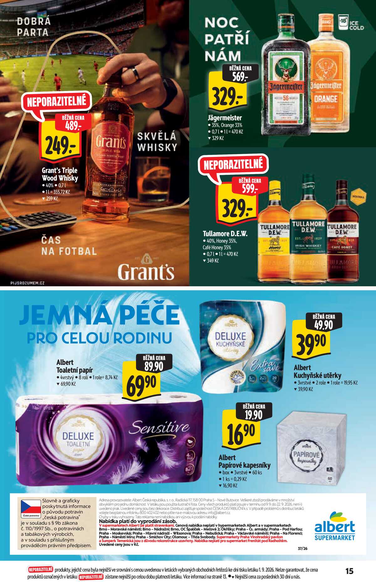 Albert Supermarket katalog Brand od 9.9. do 22.9.2026 strana 15