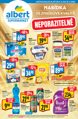 Albert Supermarket katalog Brand od 9.9. do 22.9.2026