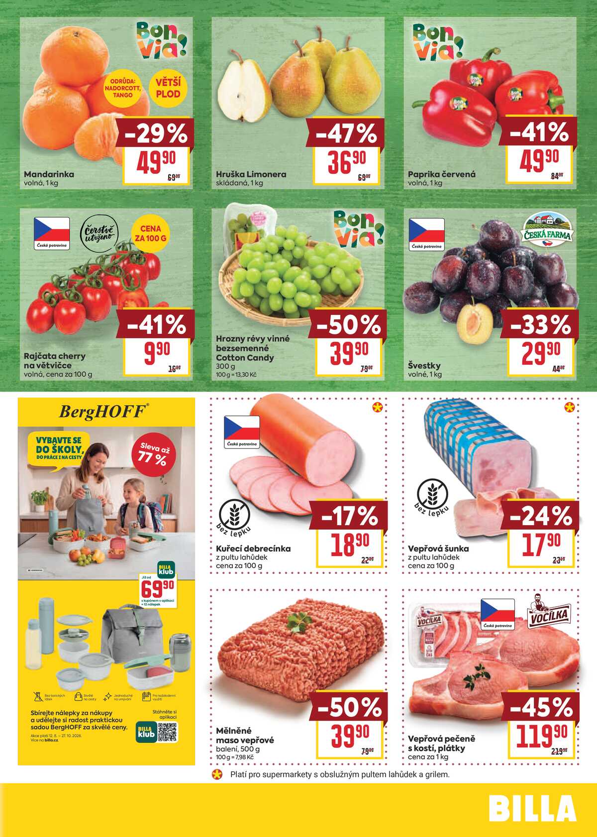 BILLA malý leták od 9.9. do 15.9.2026 strana 3