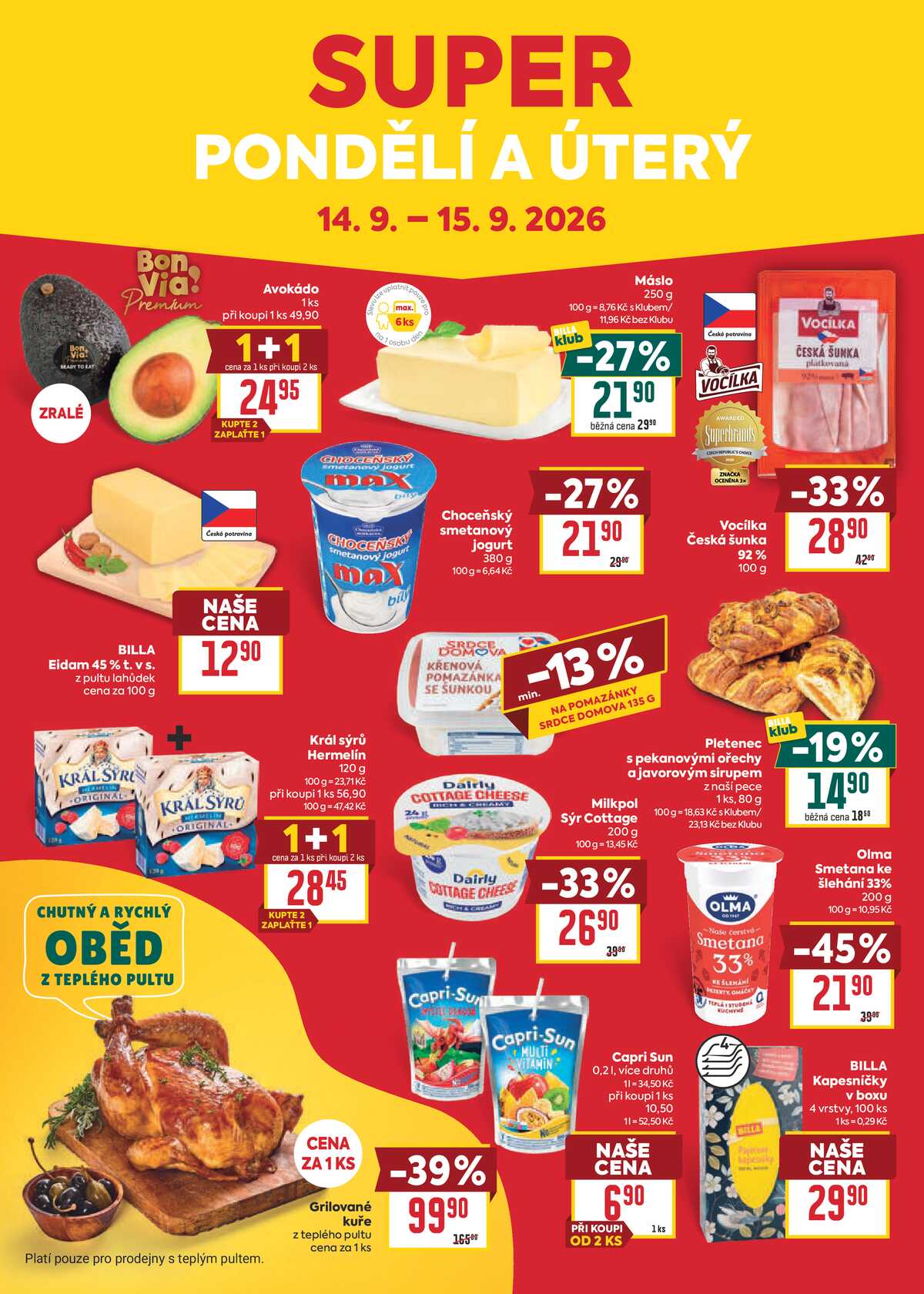 BILLA malý leták od 9.9. do 15.9.2026 strana 8
