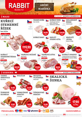 RABBIT řeznictví letáky