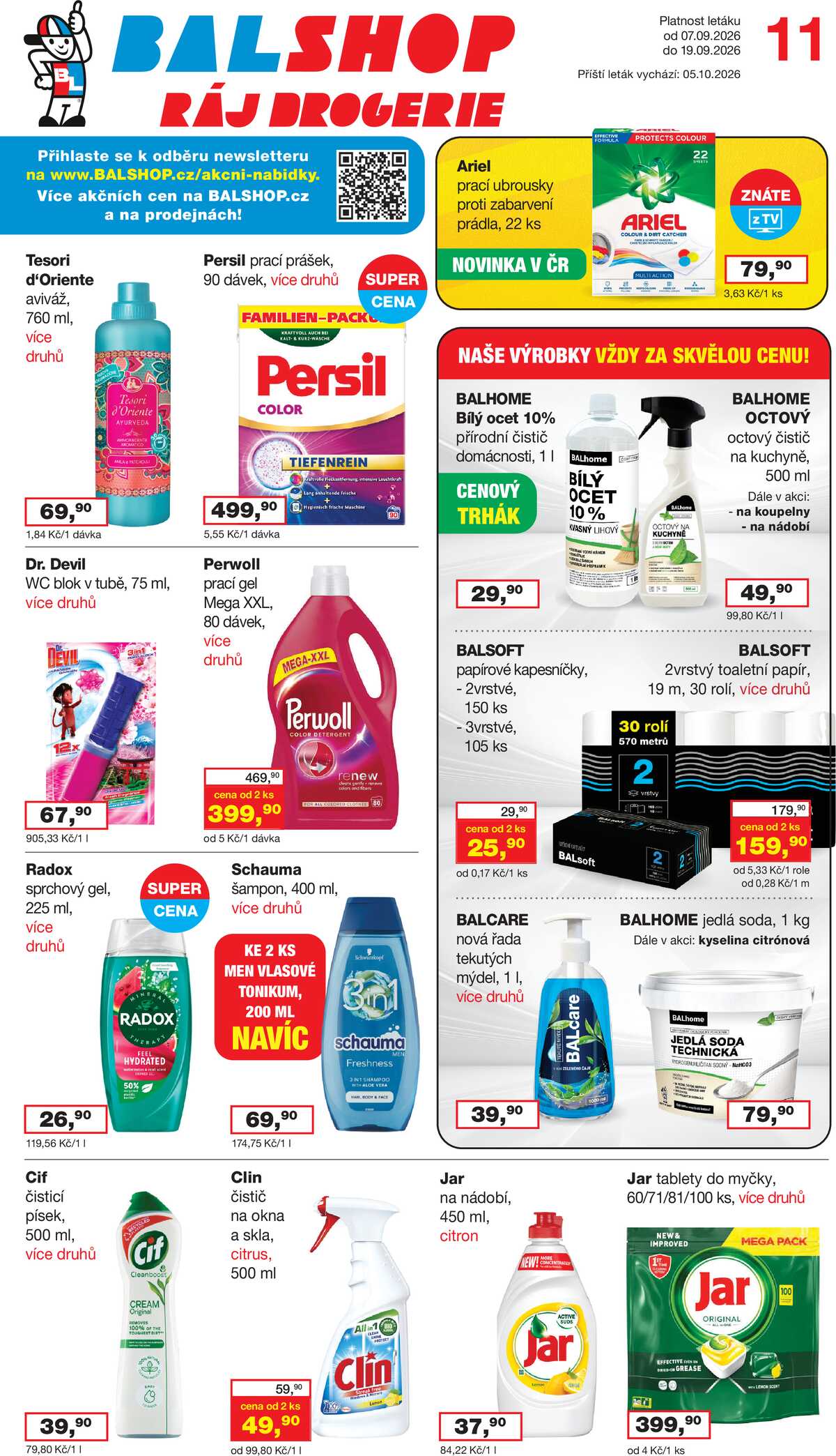 Ráj drogerie od 7.9. do 19.9.2026 strana 1