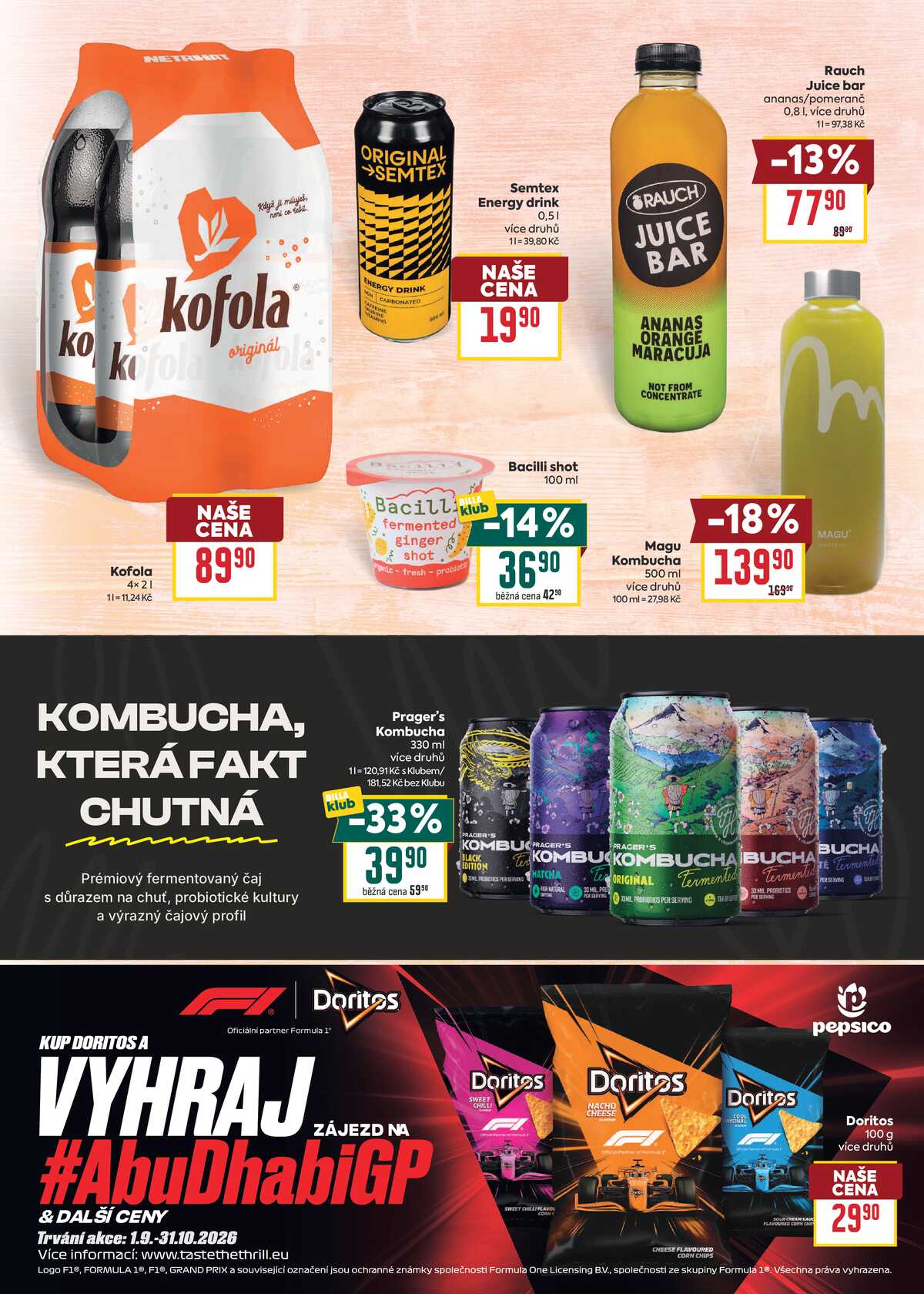 Billa Podzimní nápoje  od 9.9. do 22.9.2026 strana 20