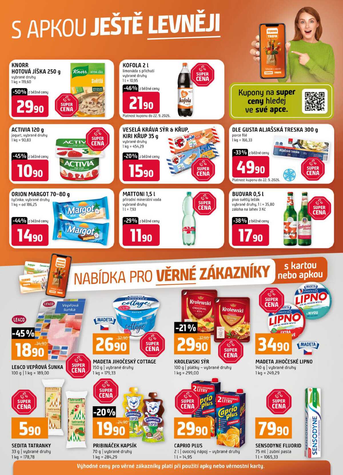 Terno Třeboň, Týn n. Vlt., Bechyně, Trhové Sviny, Hradec Králové, Zlín, Český Krumlov, Prachatice, Jihlava, Strakonice, Tábor od 9.9. do 15.9.2026 strana 20
