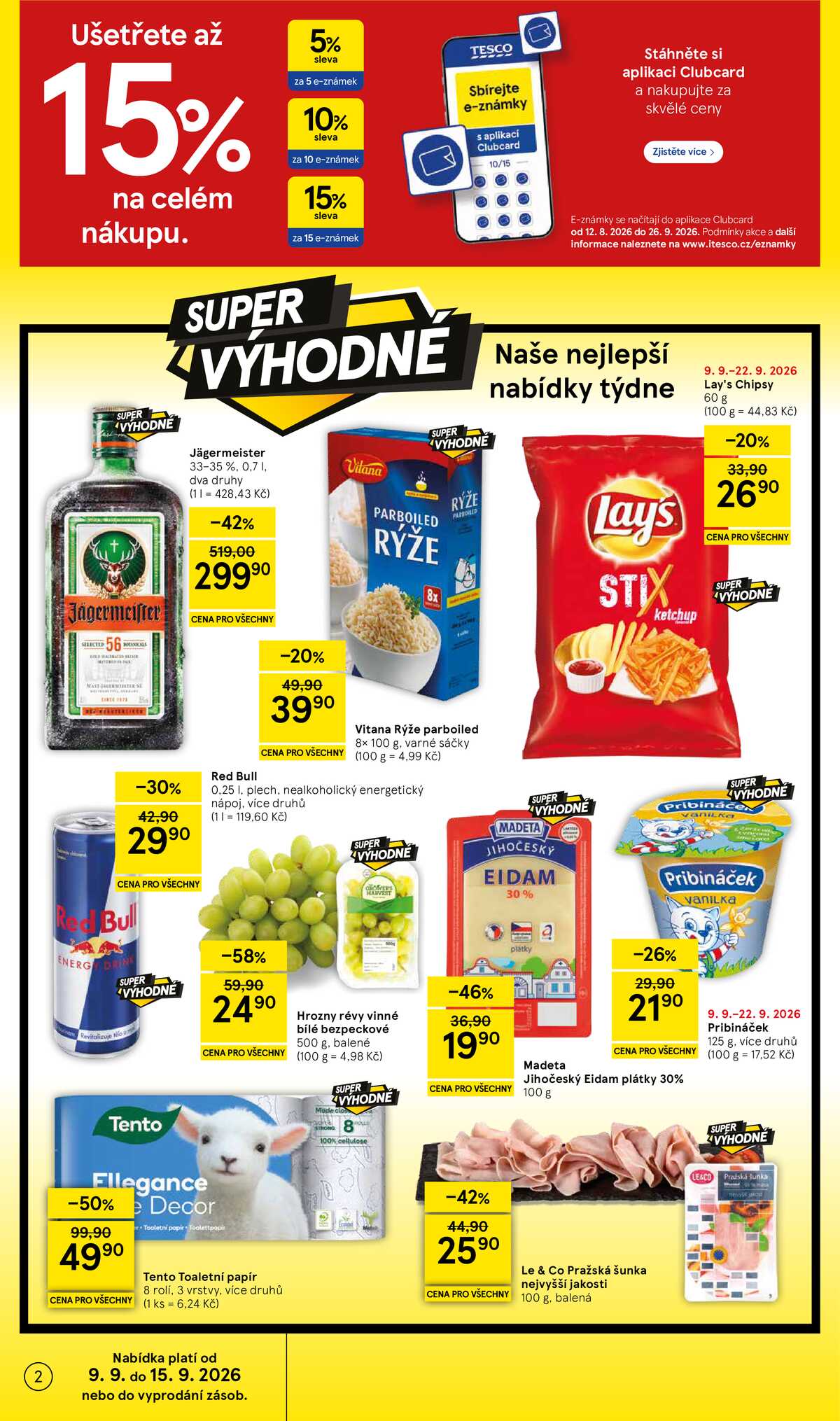 Tesco supermarkety od 9.9. do 15.9.2026 strana 2