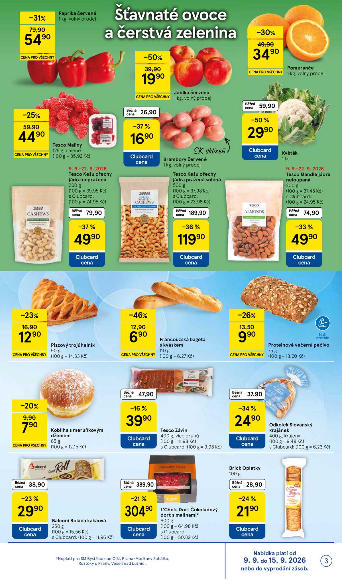 Tesco supermarkety od 9.9. do 15.9.2026 strana 3