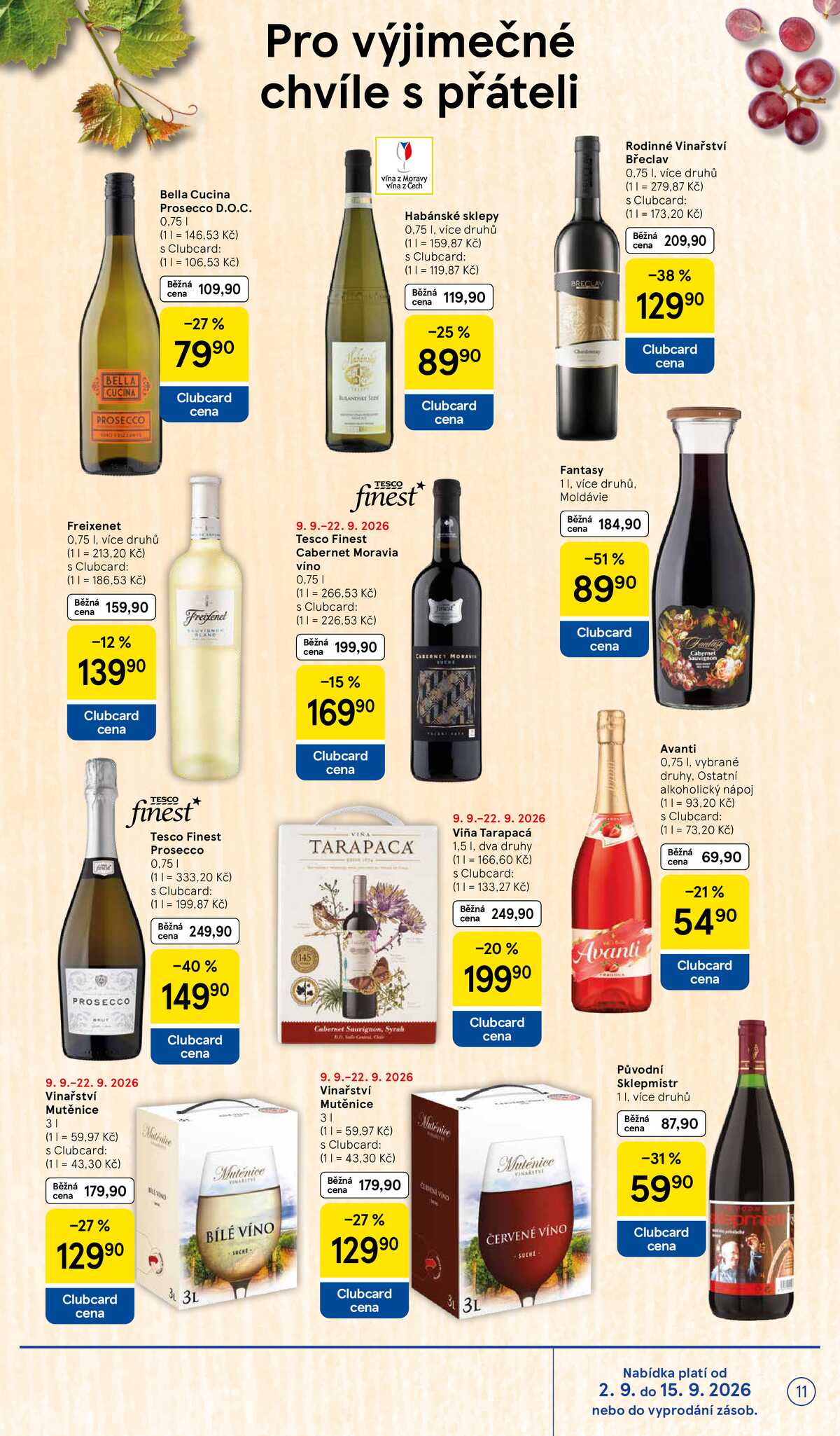 Tesco supermarkety od 9.9. do 15.9.2026 strana 11