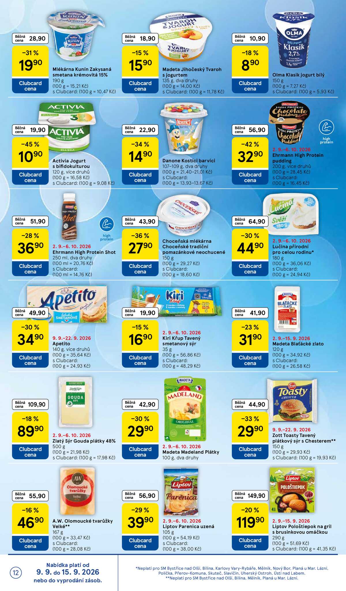 Tesco supermarkety od 9.9. do 15.9.2026 strana 12