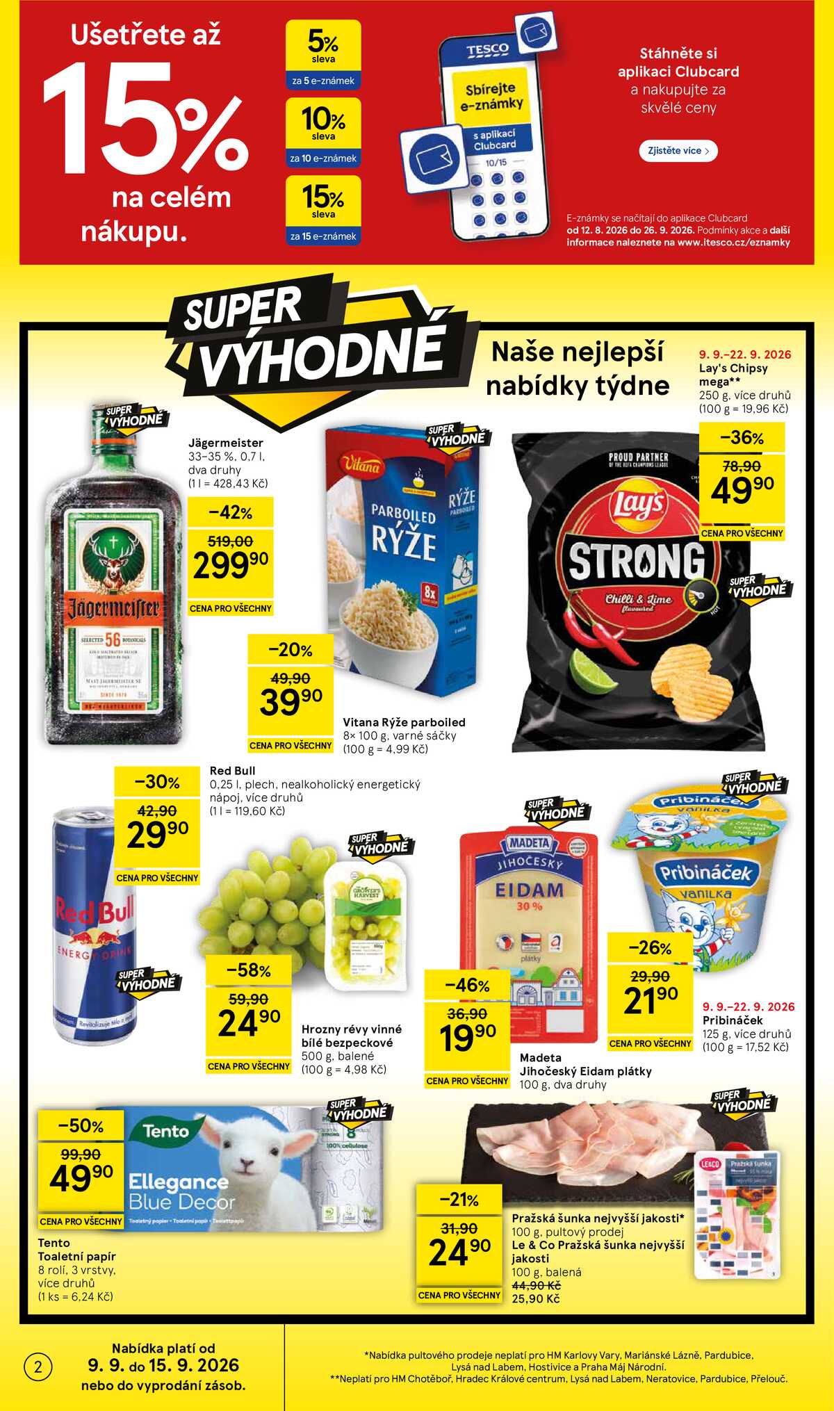 Tesco hypermarkety od 9.9. do 15.9.2026 strana 2