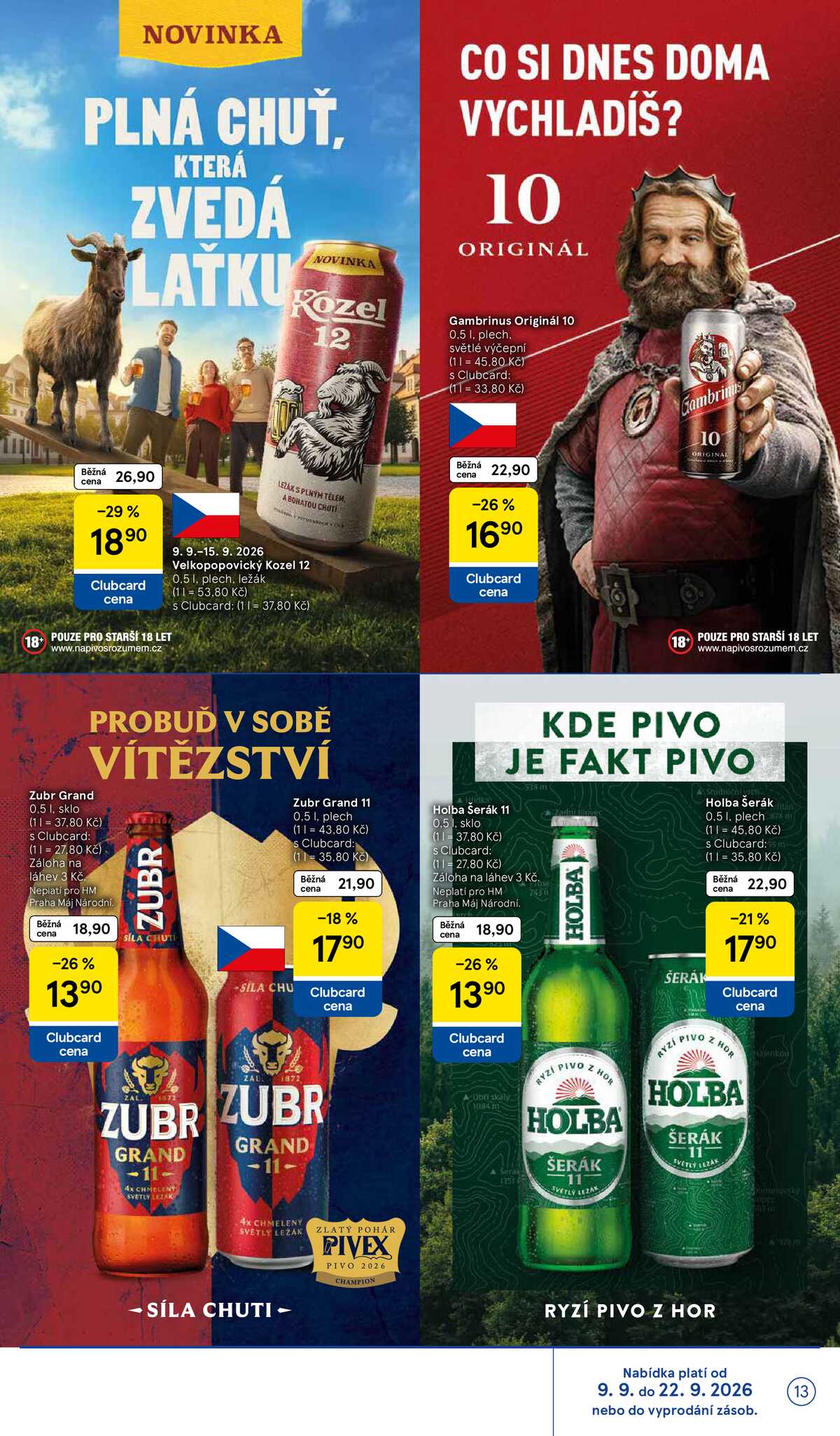 Tesco hypermarkety od 9.9. do 15.9.2026 strana 13