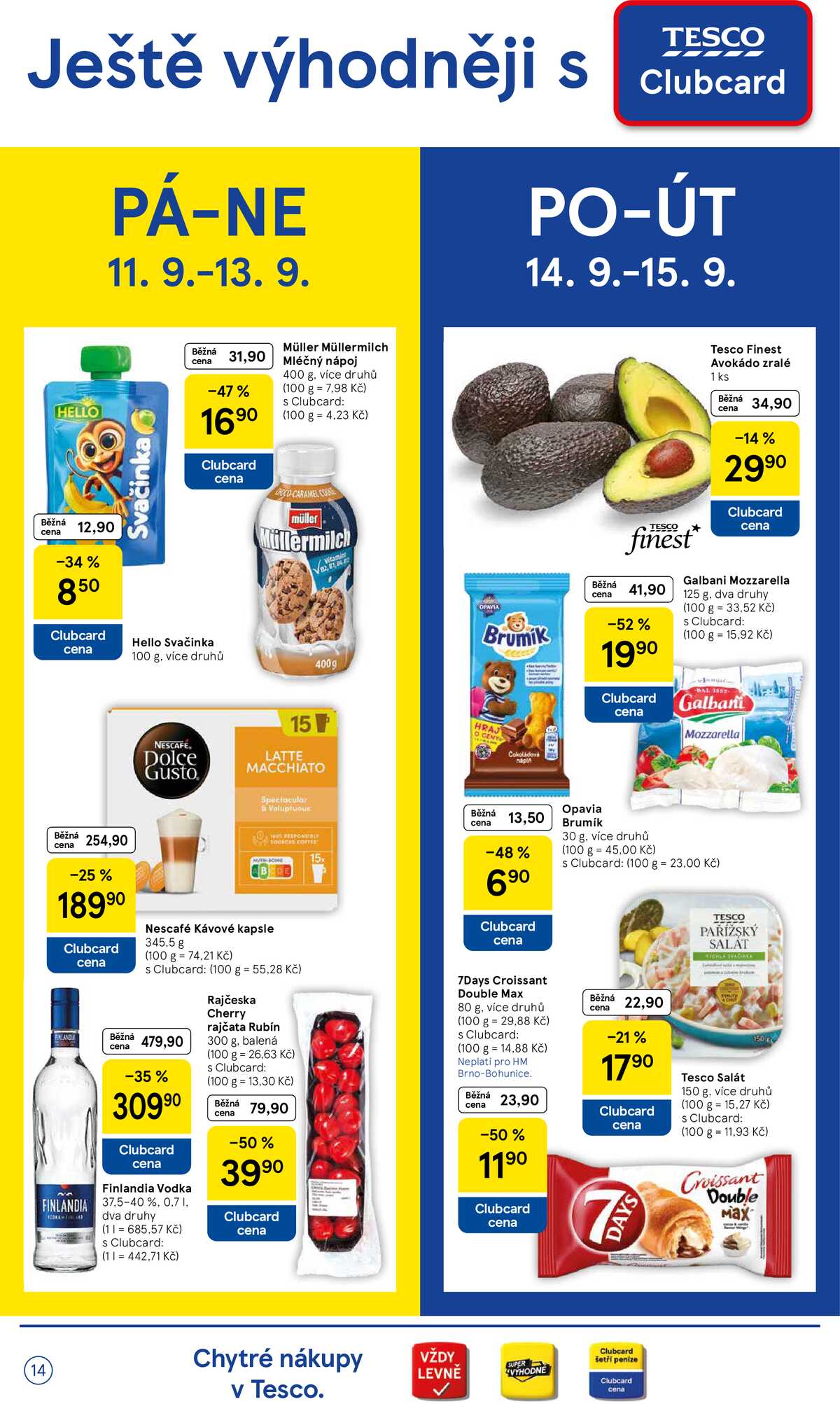 Tesco hypermarkety od 9.9. do 15.9.2026 strana 14