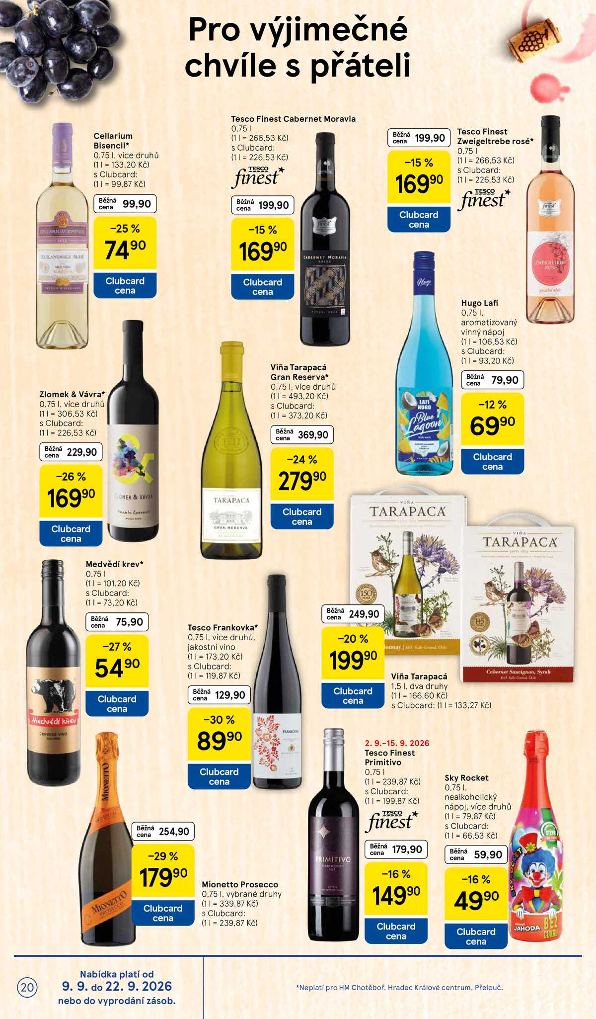 Tesco hypermarkety od 9.9. do 15.9.2026 strana 20