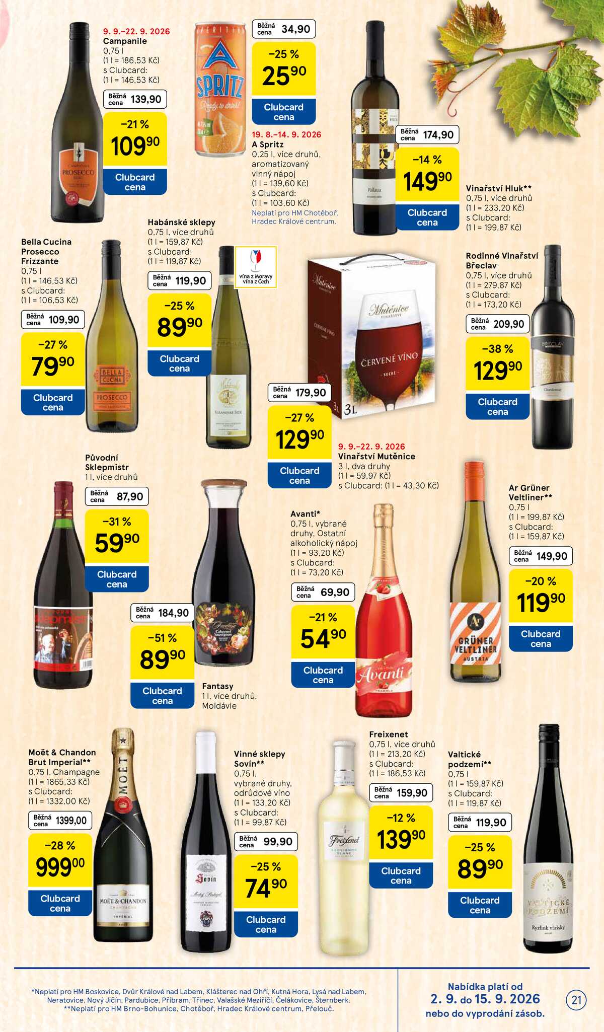 Tesco hypermarkety od 9.9. do 15.9.2026 strana 21