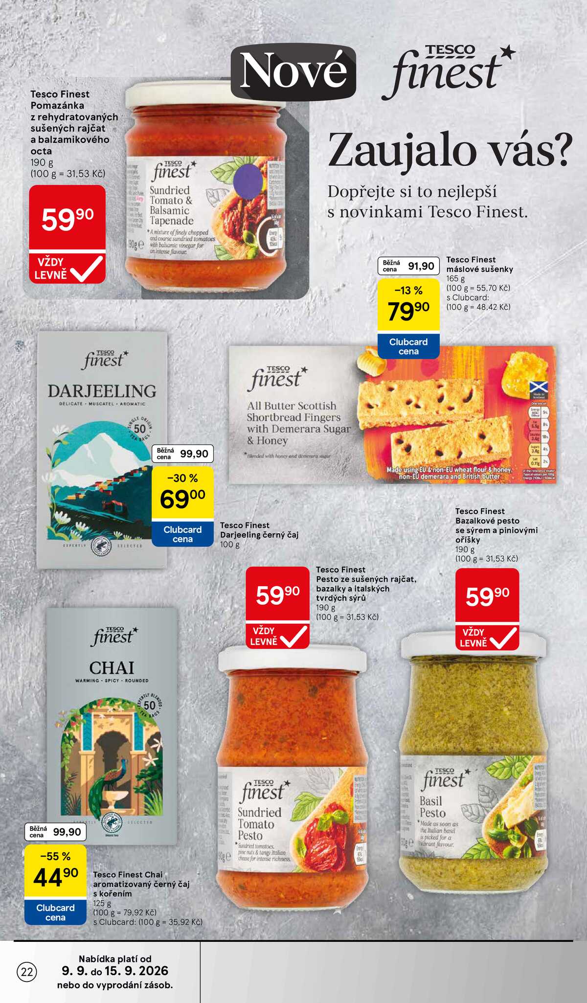 Tesco hypermarkety od 9.9. do 15.9.2026 strana 22