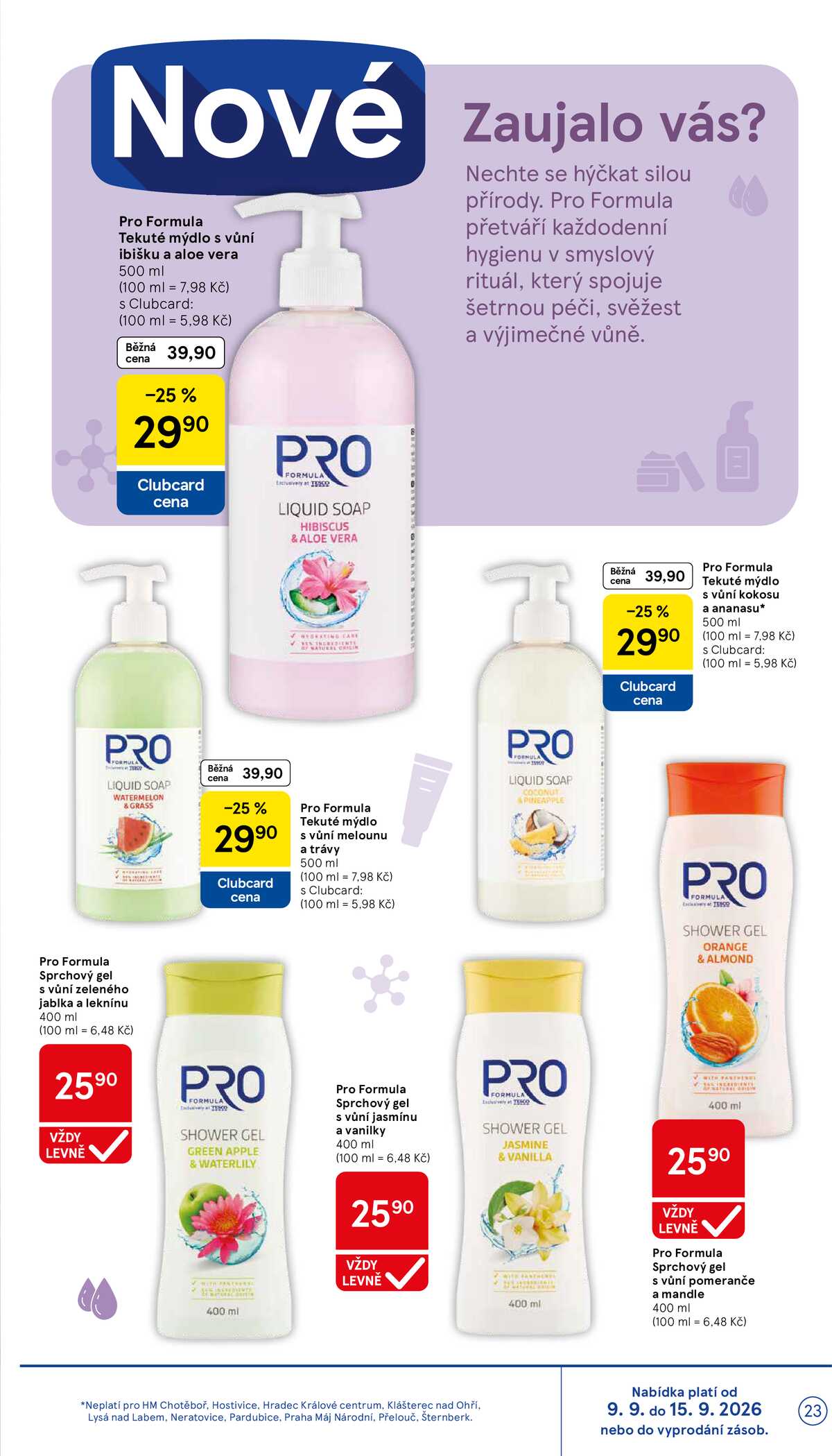 Tesco hypermarkety od 9.9. do 15.9.2026 strana 23