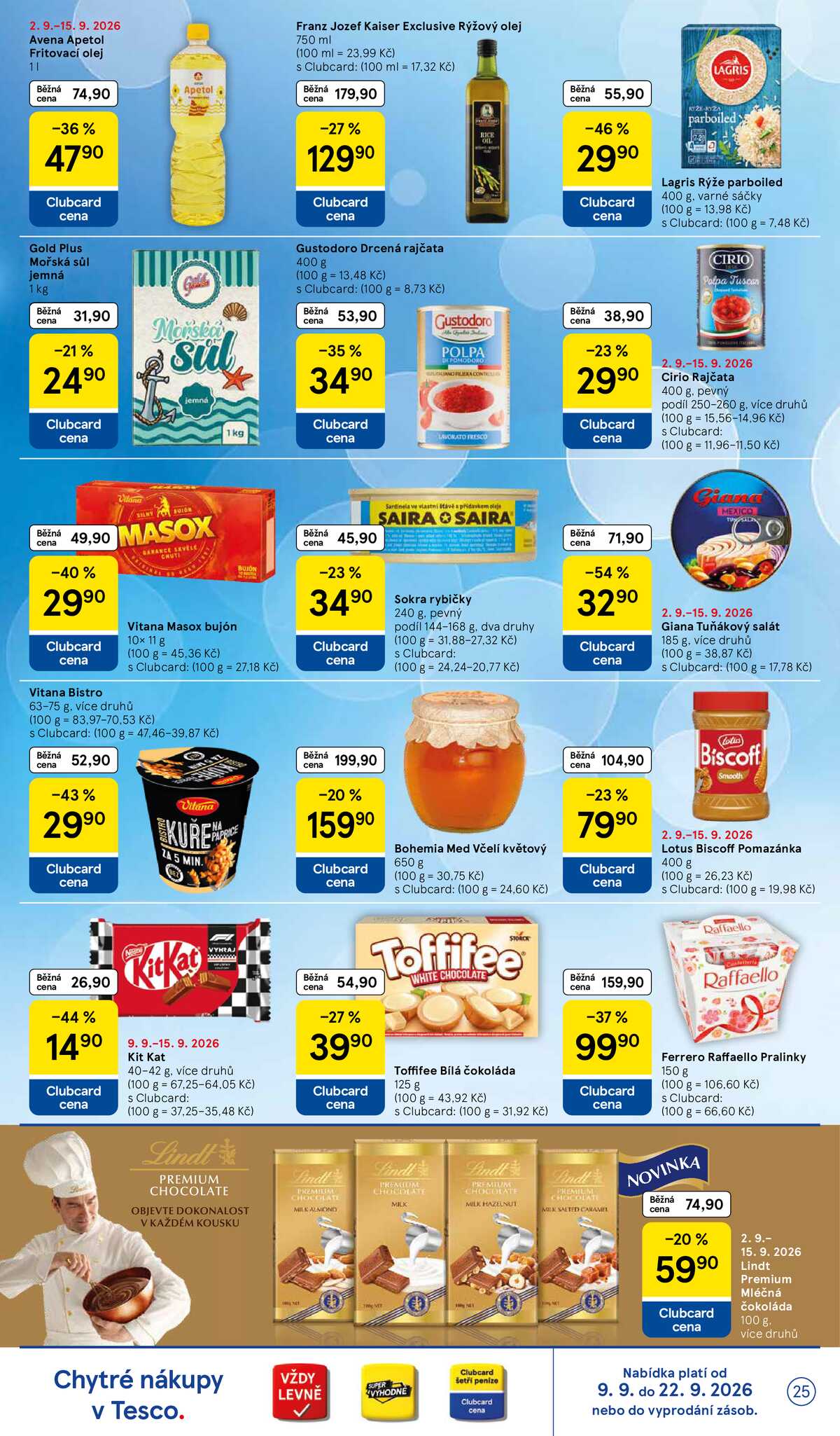 Tesco hypermarkety od 9.9. do 15.9.2026 strana 25
