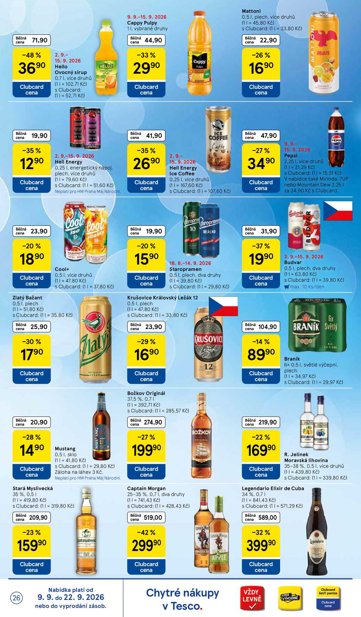 Tesco hypermarkety od 9.9. do 15.9.2026 strana 26