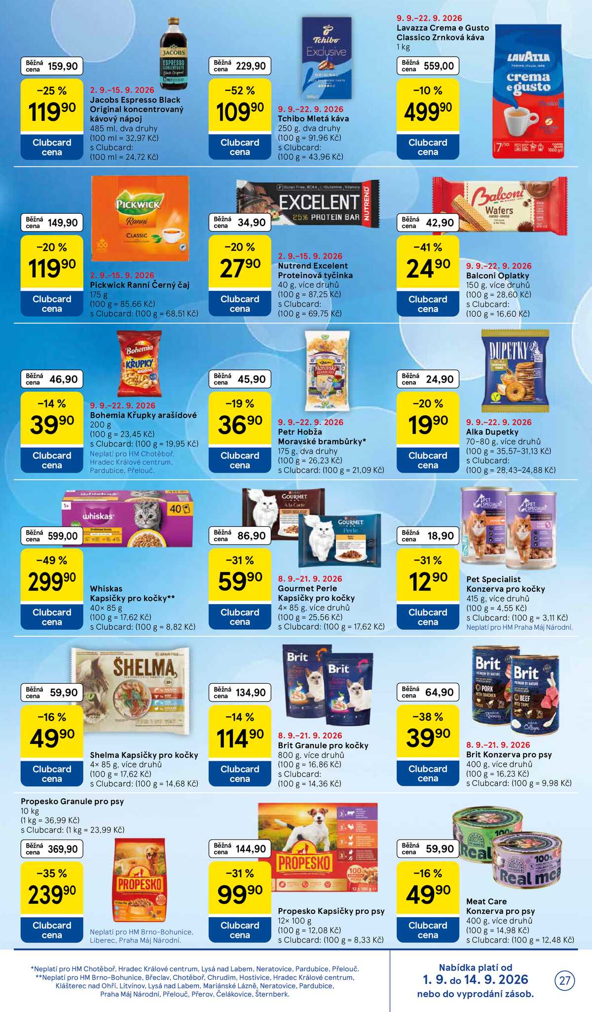 Tesco hypermarkety od 9.9. do 15.9.2026 strana 27
