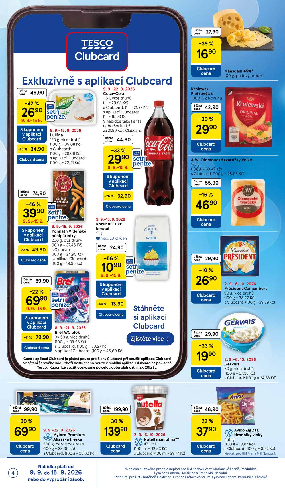 Tesco hypermarkety od 9.9. do 15.9.2026