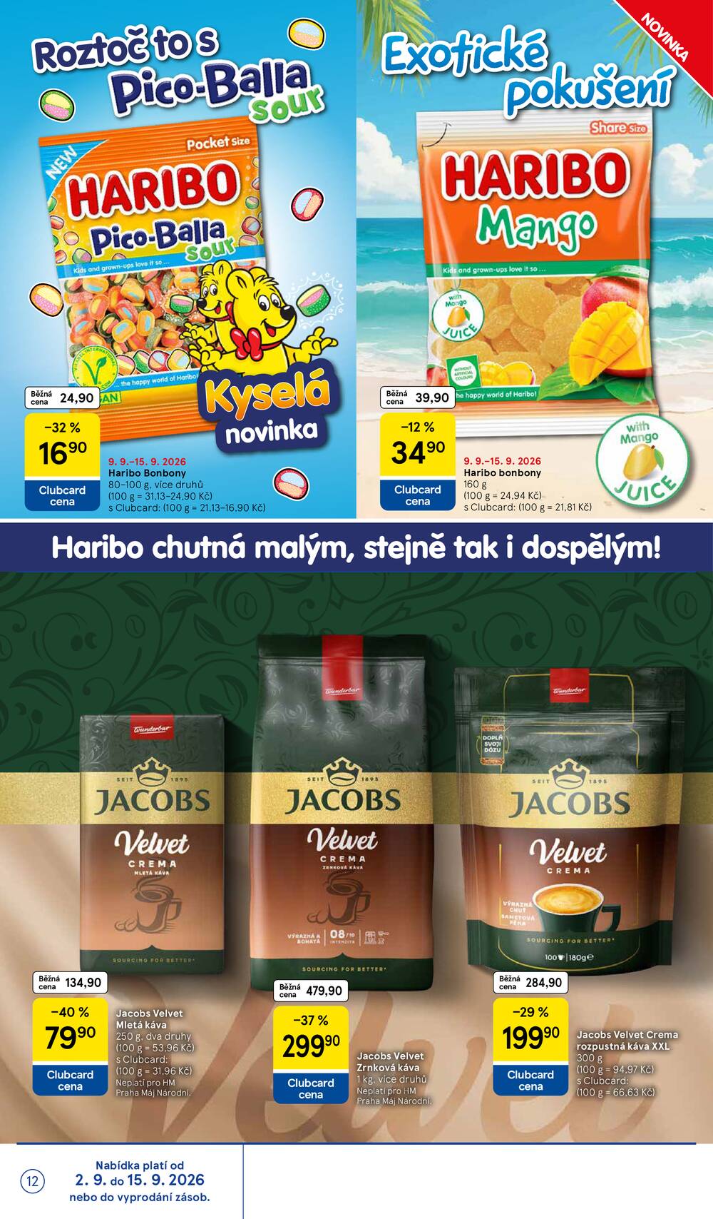 Leták Tesco - Tesco hypermarkety od 9.9. do 15.9.2026 - strana 12 Leták Tesco - Tesco hypermarkety od 9.9. do 15.9.2026 - strana 12