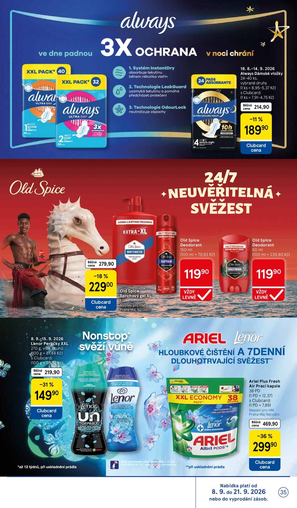 Leták Tesco - Tesco hypermarkety od 9.9. do 15.9.2026 - strana 35 Leták Tesco - Tesco hypermarkety od 9.9. do 15.9.2026 - strana 35
