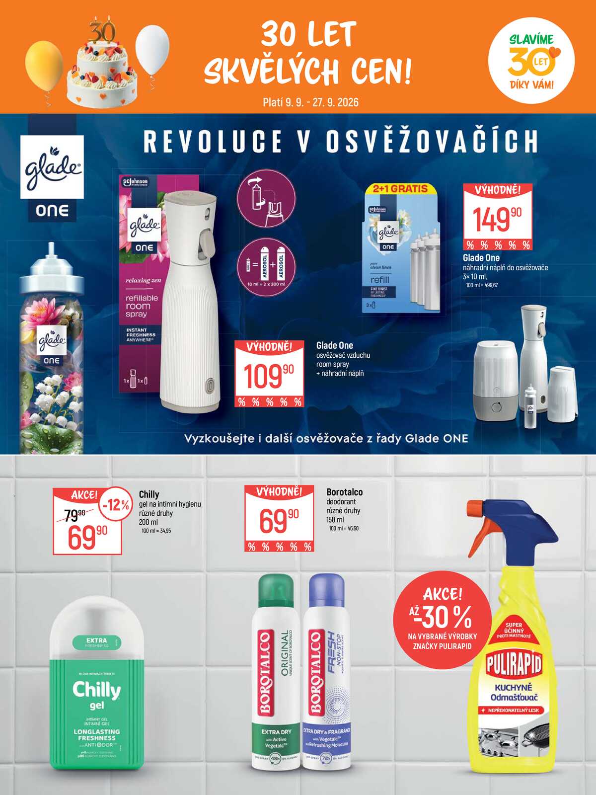 Akční leták Globus 9.9. - 27.9.2026 - Globus Praha - Centrum Černý Most strana 25