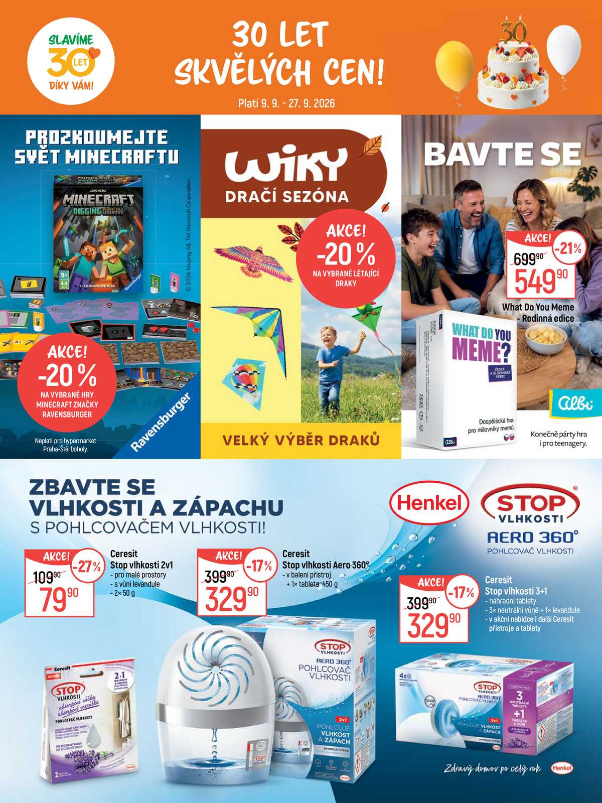 Akční leták Globus 9.9. - 27.9.2026 - Globus Praha - Centrum Černý Most strana 28